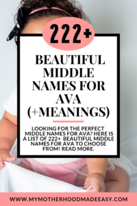 Middle Names for Ava