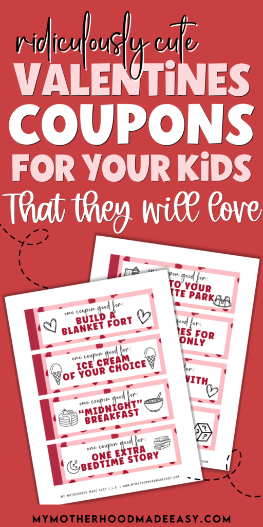 valentine coupons for kids