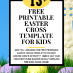 FREE Printable Easter Cross Template For Kids
