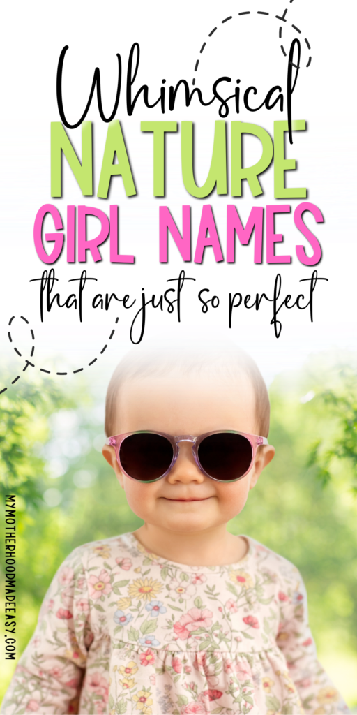Cute Whimsical Nature Baby Girl Names