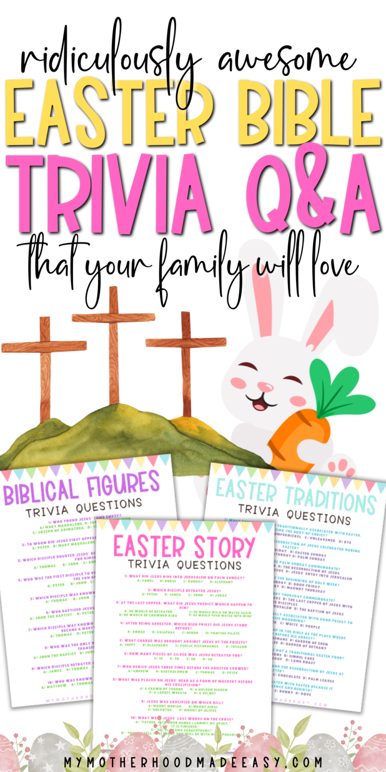Easter Bible Trivia Questions and Answers (+FREE Printable) – My ...