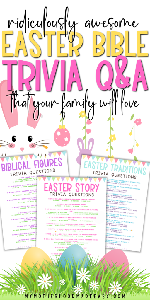 Easter Bible Trivia Questions and Answers