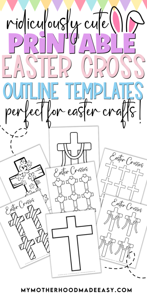 FREE Easter Cross Template Printable for Kids