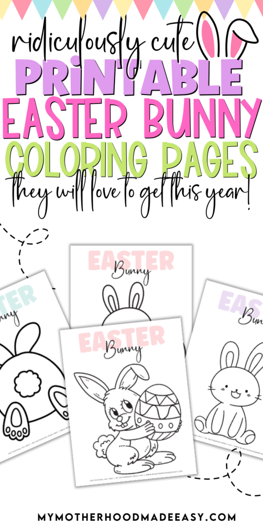 FREE Printable Easter Bunny Coloring Pages 