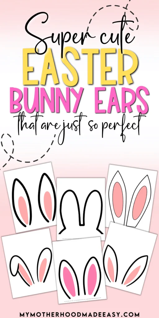 Printable easter bunny ears free
