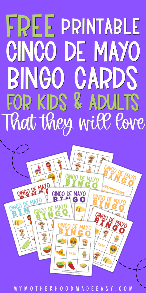 cinco de mayo bingo cards free