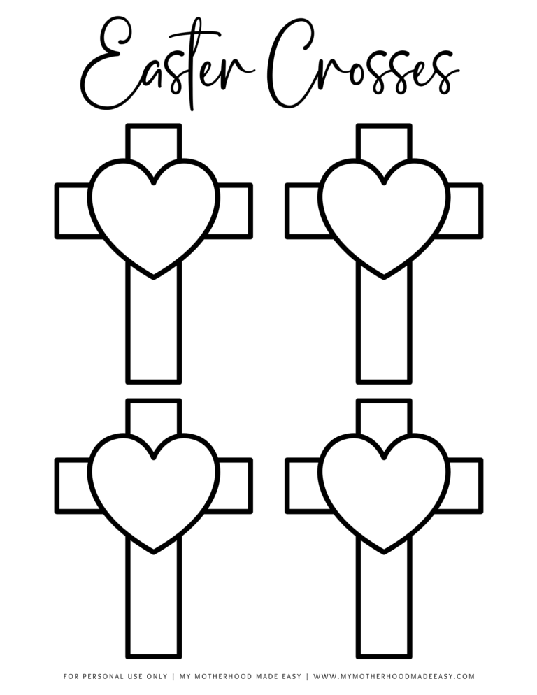 FREE Easter Cross Template Printable for Kids (PDF) (2025)