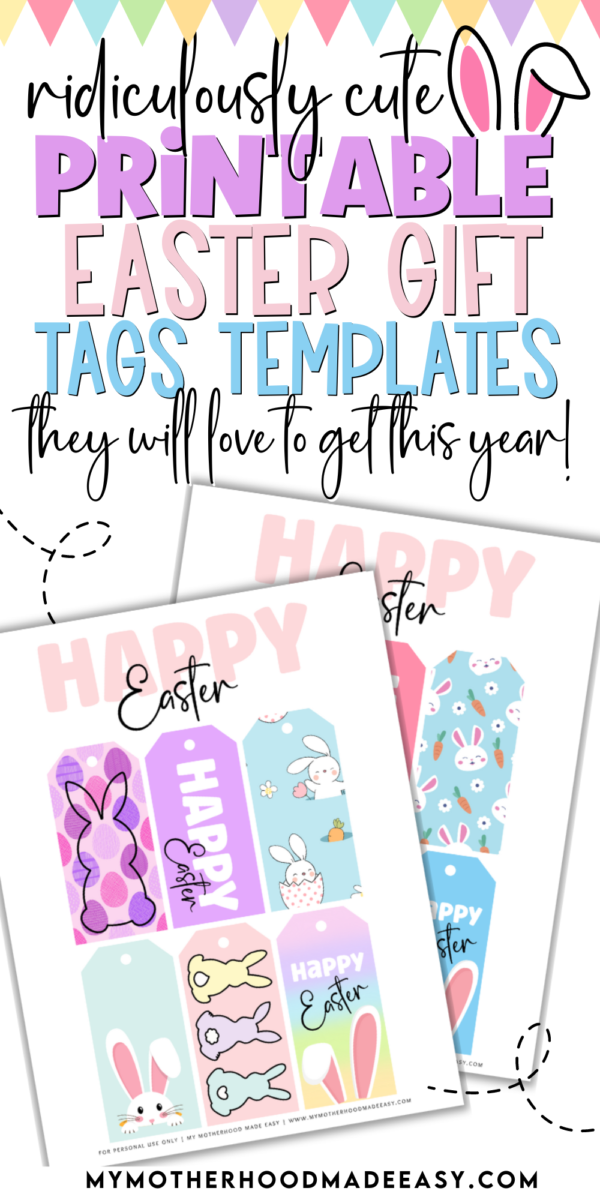 25+ FREE Easter Tags Printable Templates (Cute &amp; Unique)
