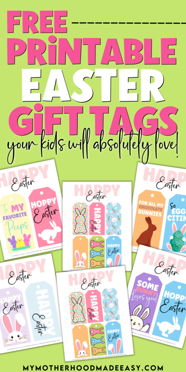 25+ FREE Easter Tags Printable Templates (Cute &amp; Unique)