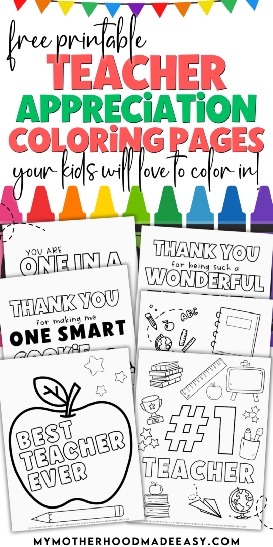 FREE Printable Teacher Appreciation Coloring Pages (PDF) – My ...