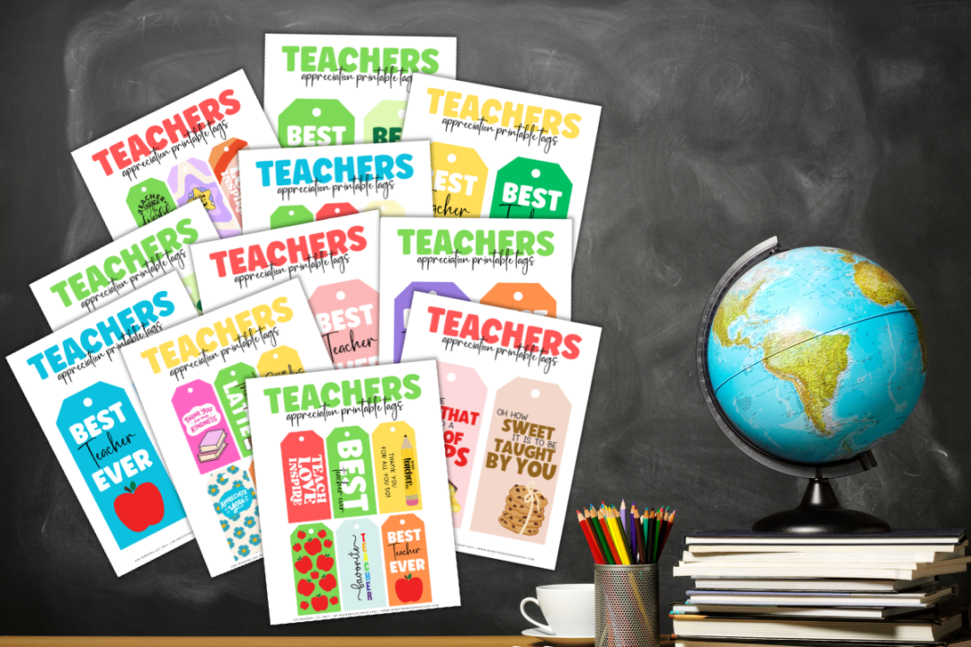 15+ FREE Teacher Appreciation Printable Tags for Gifts (PDF)