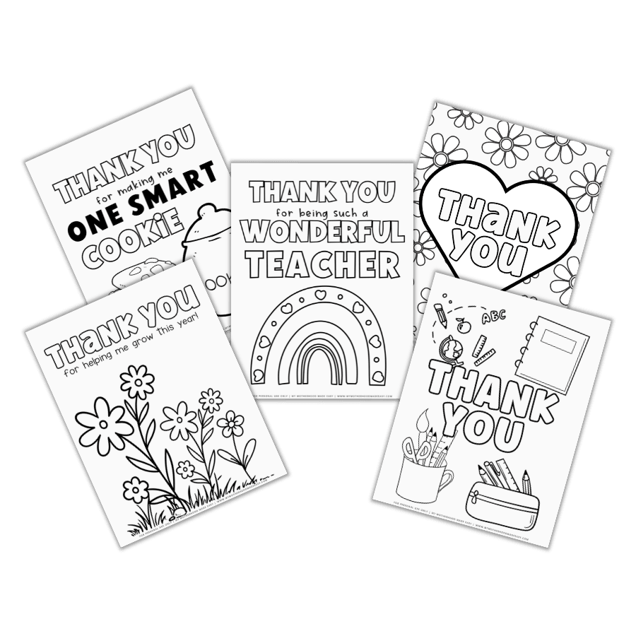 Thank You Teacher Appreciation Coloring Pages