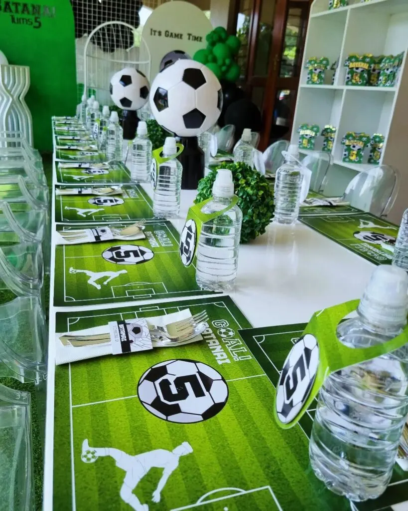 soccer themed 5th birthday party ideas