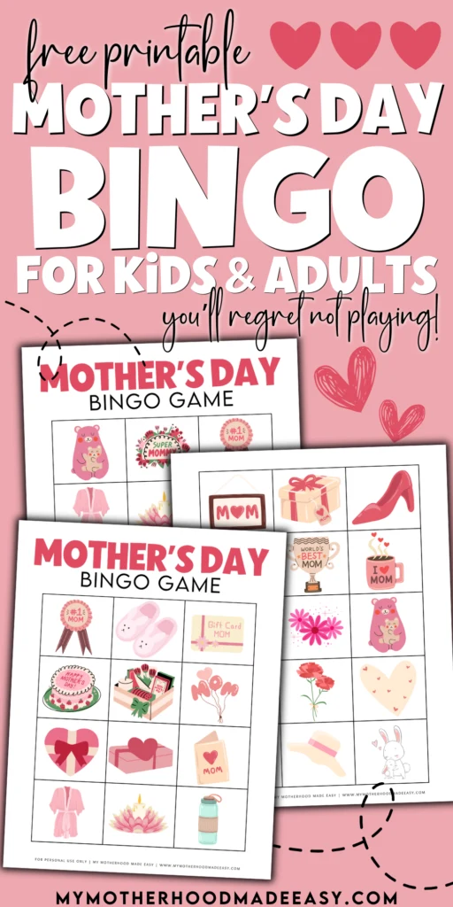 mothers day bingo