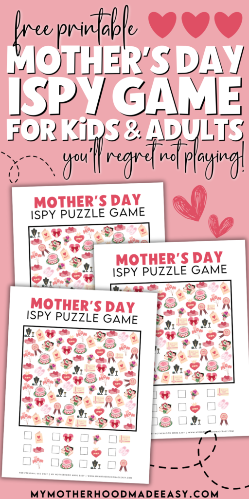 mothers day ispy game