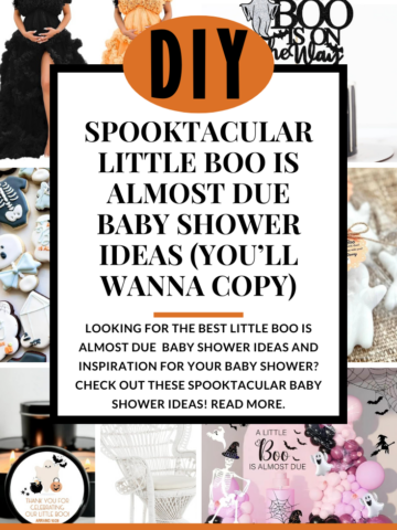 A Little Boo Is Almost Due baby shower ideas